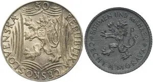 Monety Czech i Moraw – przewodnik po emisjach okupacyjnych