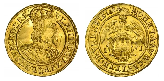 Władysław IV Waza, dukat Toruń 1634 II – WÓJCICKI